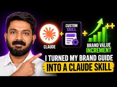 Thumbnail for I Trained Claude On My Entire Brand (Game Changer)