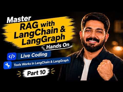 Thumbnail for Ep14# RAG with LangChain & LangGraph (Hands-on) | Zero to Enterprise AI Agent Engineer
