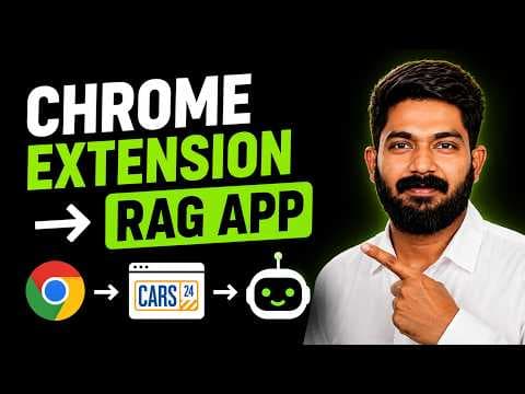 Thumbnail for Build a Chrome Extension to Collect Data & Power a RAG AI Agent