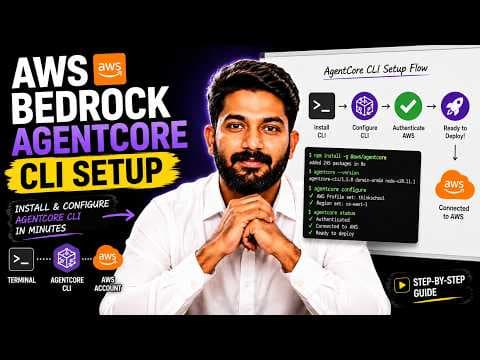 Thumbnail for AWS Bedrock AgentCore #4: AgentCore CLI Setup & First Deployment
