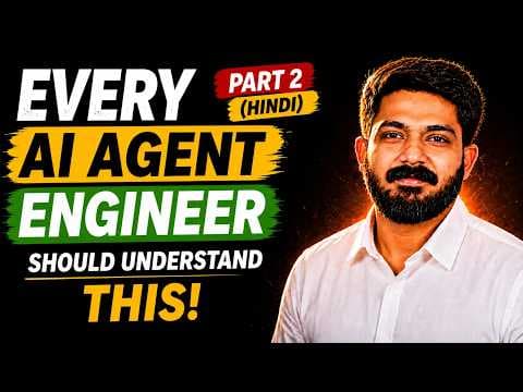 Thumbnail for Ep2# All Keywords of AI Agents in One Video |Zero to Enterprise AI Engineer(2026 Roadmap)