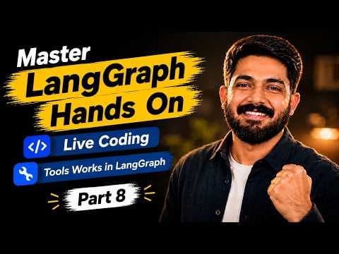 Thumbnail for Ep8# Master LangGraph Hands-on | Zero to Enterprise AI Agent Engineer – Part 8 (Hindi)