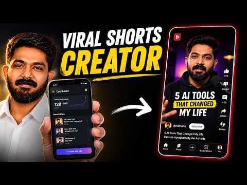Thumbnail for Complete AI SaaS Build: Viral Shorts Creator with Cursor