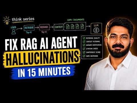 Thumbnail for Give Me 15 Minutes & Your RAG AI Agent Will Stop Hallucinating
